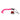 Miss Morgane - Rubber Whip 12 inches - Pink